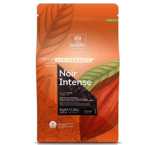 Какао порошок Noir Intense 10-12% черный, 100 гр Изображение Какао порошок Noir Intense 10-12% черный, 100 гр